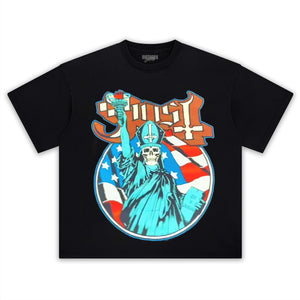 AMERICAN FLAG GHOST TEE