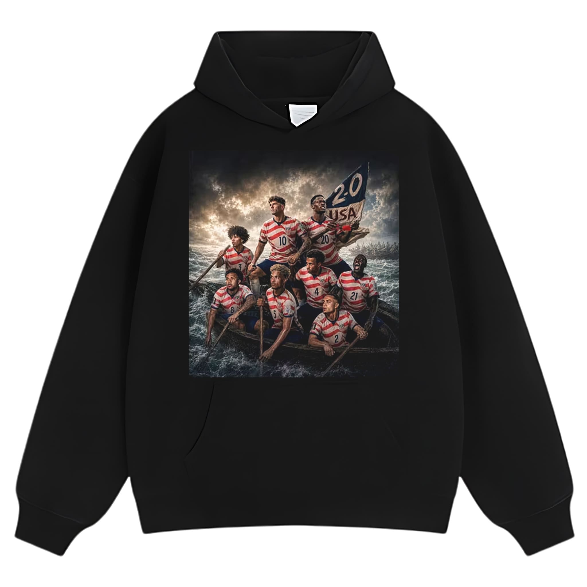 AMERICAN SOCCER TANK TOP & TEE & LONG SLEEVE & LAYERED LS & HOODIE