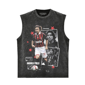 ANDREA PIRLO AC MILAN ARCHIVE TANK TOP & TEE & LONG SLEEVE & LAYERED LS & HOODIE