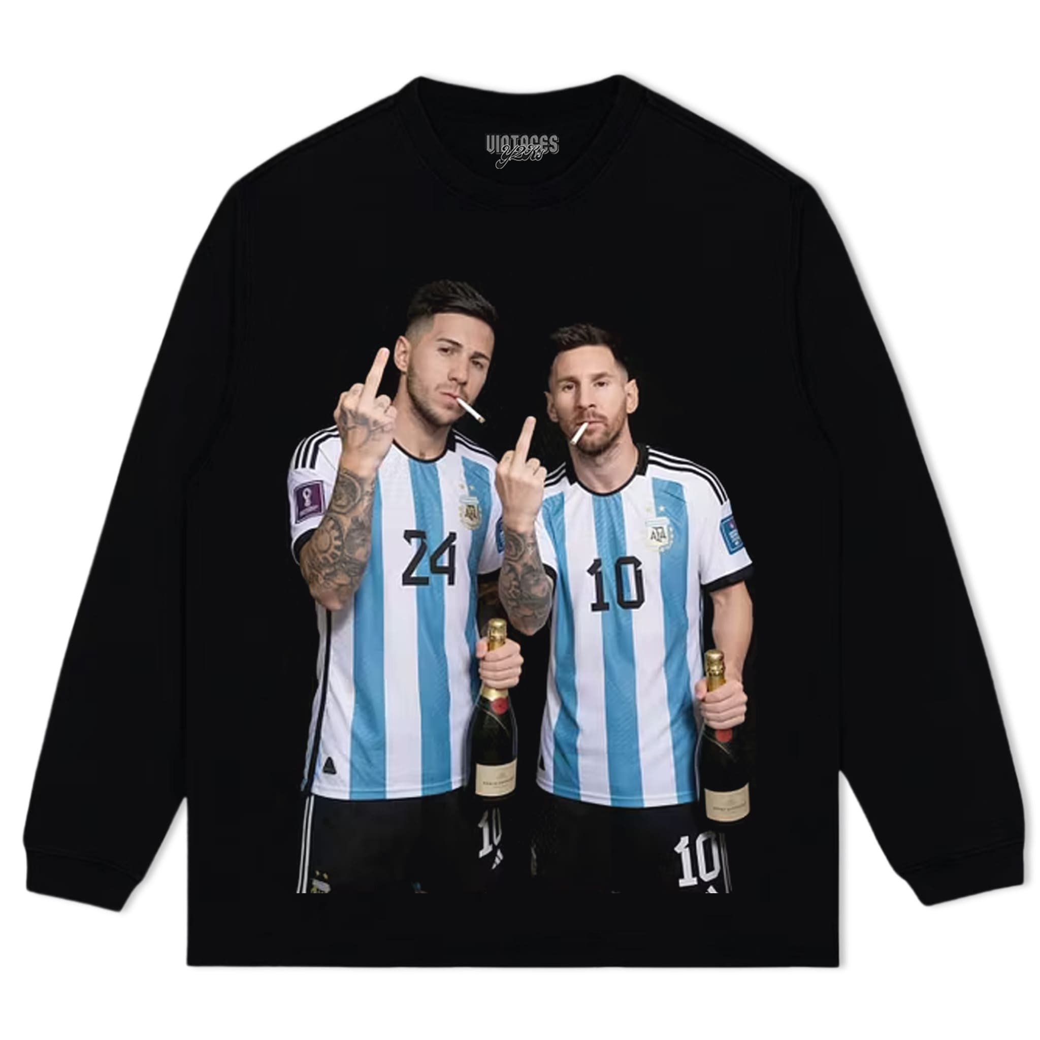 ARGENTINA MESSI ENZO FUNNY VINTAGE TANK TOP & TEE & LONG SLEEVE & LAYERED LS & HOODIE