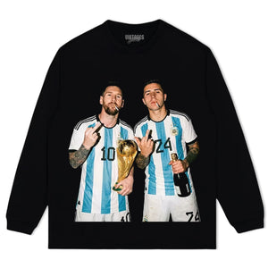 ARGENTINA MESSI ENZO FUNNY VINTAGE V2 TANK TOP & TEE & LONG SLEEVE & LAYERED LS & HOODIE
