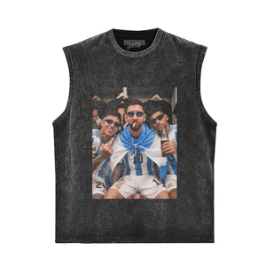 ARGENTINA MESSI ENZO FUNNY VINTAGE V3 TANK TOP & TEE & LONG SLEEVE & LAYERED LS & HOODIE