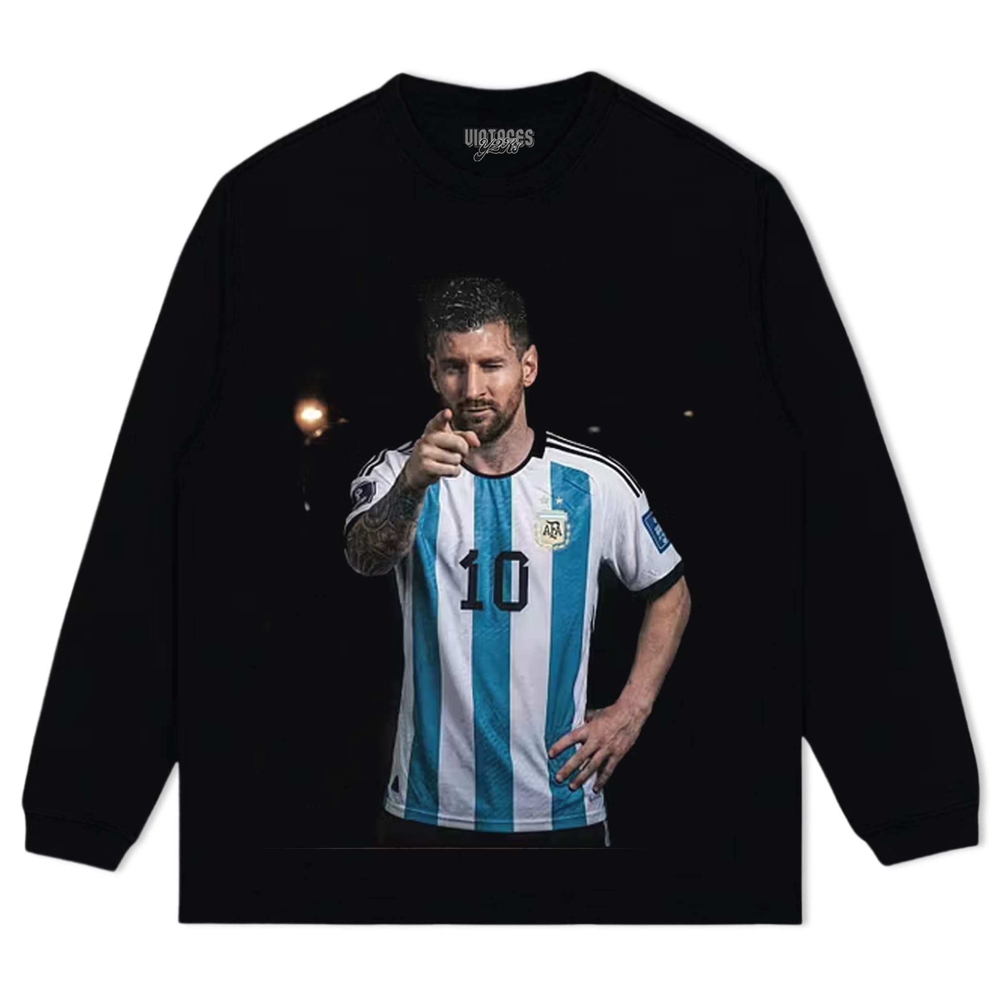 ARGENTINA MESSI FUNNY VINTAGE TANK TOP & TEE & LONG SLEEVE & LAYERED LS & HOODIE
