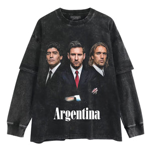 ARGENTINA'S BIG THREE TANK TOP & TEE & LONG SLEEVE & LAYERED LS & HOODIE
