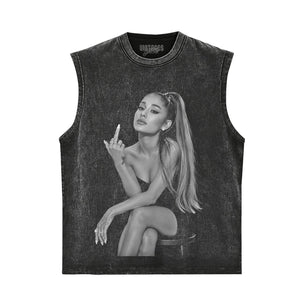 ARIANA GRANDE - MIDDLE FINGER TANK TOP & TEE & LONG SLEEVE & LAYERED LS & HOODIE