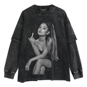 ARIANA GRANDE - MIDDLE FINGER TANK TOP & TEE & LONG SLEEVE & LAYERED LS & HOODIE
