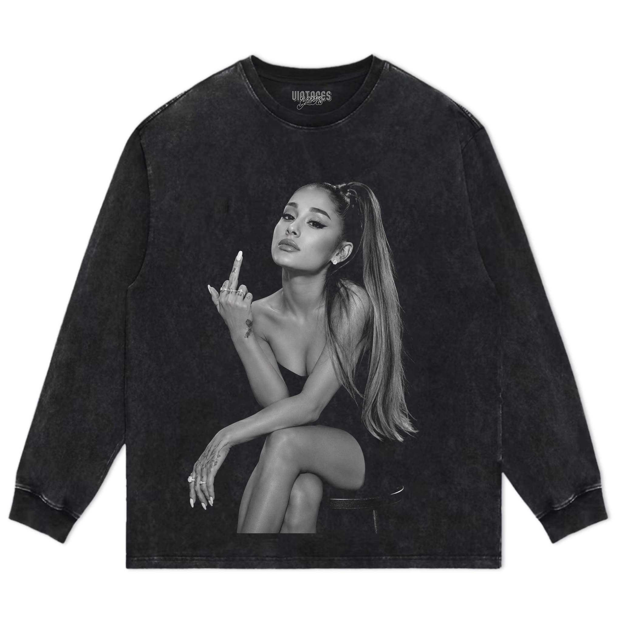 ARIANA GRANDE - MIDDLE FINGER TANK TOP & TEE & LONG SLEEVE & LAYERED LS & HOODIE
