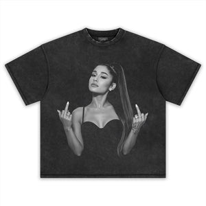 ARIANA GRANDE - MIDDLE FINGER V2 TANK TOP & TEE & LONG SLEEVE & LAYERED LS & HOODIE
