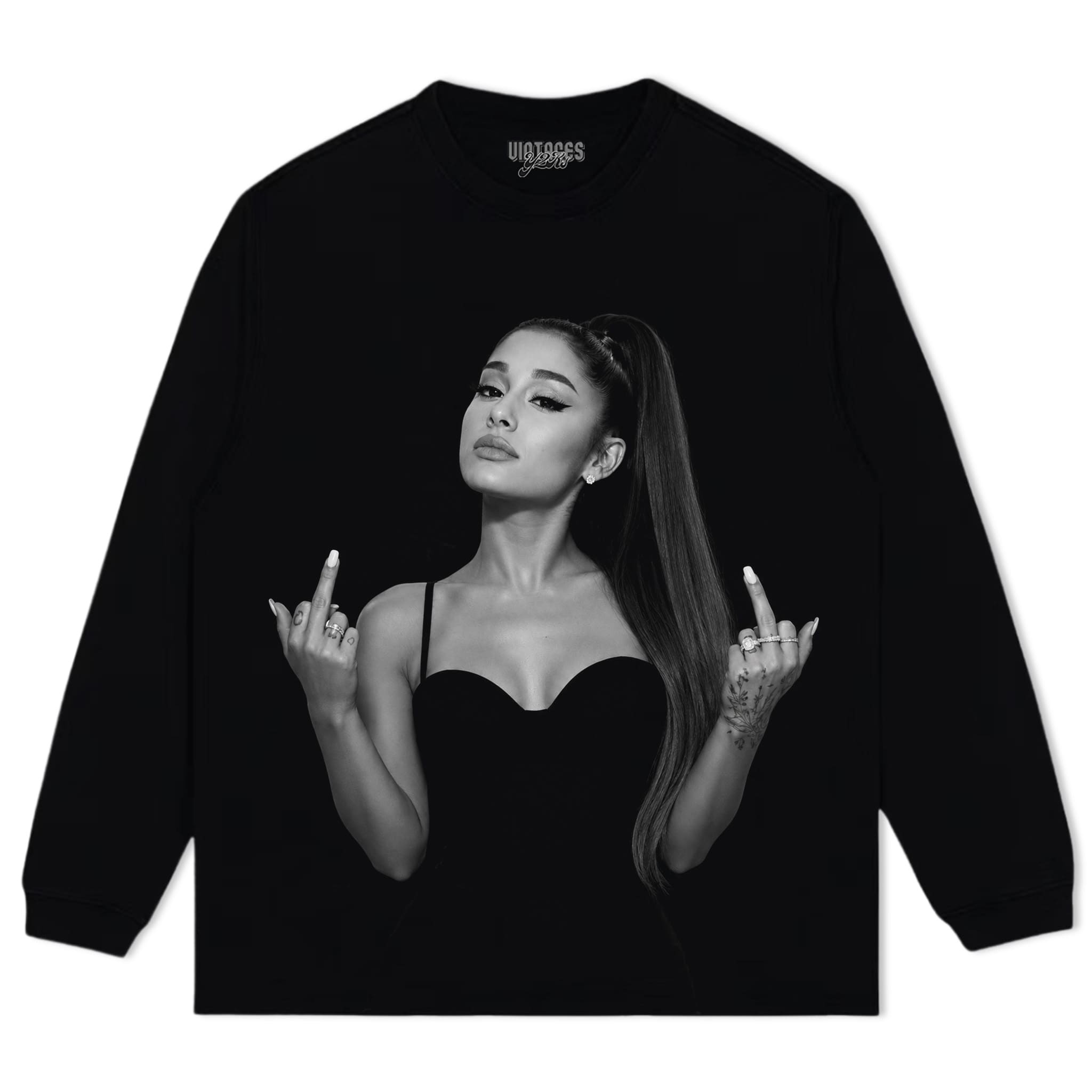 ARIANA GRANDE - MIDDLE FINGER V2 TANK TOP & TEE & LONG SLEEVE & LAYERED LS & HOODIE