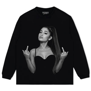ARIANA GRANDE - MIDDLE FINGER V2 TANK TOP & TEE & LONG SLEEVE & LAYERED LS & HOODIE
