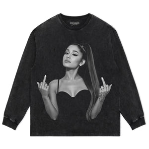 ARIANA GRANDE - MIDDLE FINGER V2 TANK TOP & TEE & LONG SLEEVE & LAYERED LS & HOODIE