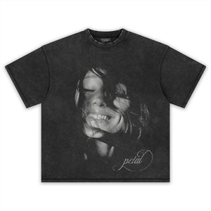 ARIANA GRANDE PETAL ALBUM BLACK AND WHITE PORTRAIT ART TANK TOP & TEE & LONG SLEEVE & LAYERED LS & HOODIE