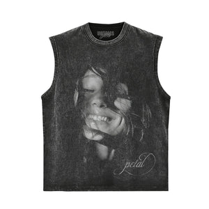 ARIANA GRANDE PETAL ALBUM BLACK AND WHITE PORTRAIT ART TANK TOP & TEE & LONG SLEEVE & LAYERED LS & HOODIE