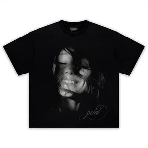 ARIANA GRANDE PETAL ALBUM BLACK AND WHITE PORTRAIT ART TANK TOP & TEE & LONG SLEEVE & LAYERED LS & HOODIE