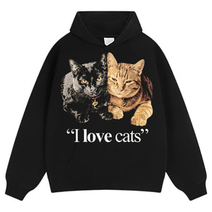 ATEBA GAUTIER - I LOVE CATS TANK TOP & TEE & LONG SLEEVE & LAYERED LS & HOODIE