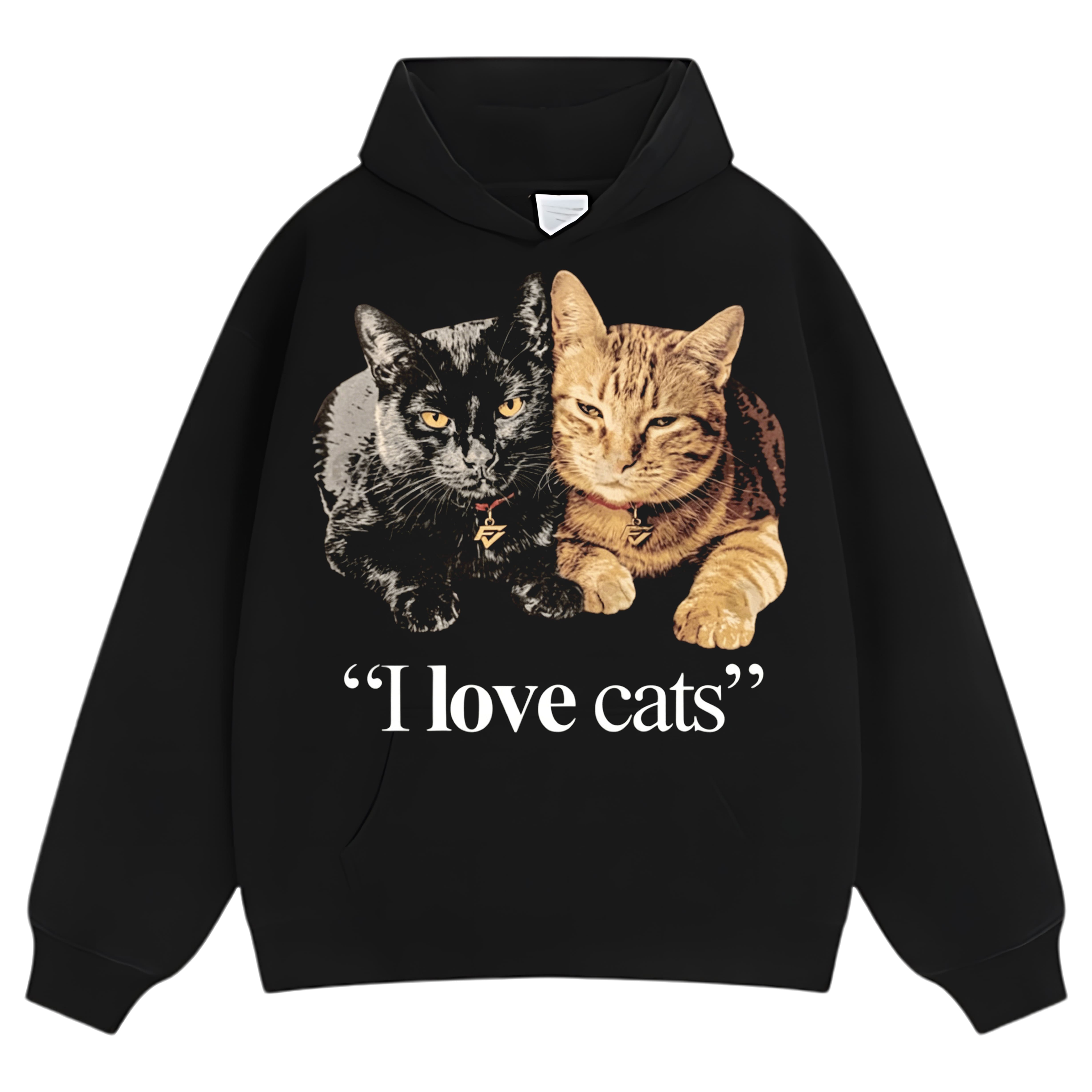 ATEBA GAUTIER - I LOVE CATS TANK TOP & TEE & LONG SLEEVE & LAYERED LS & HOODIE