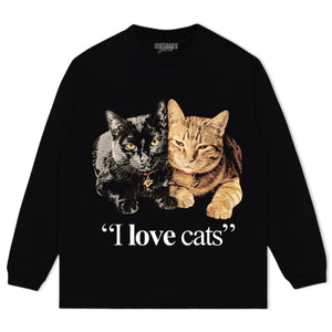 ATEBA GAUTIER - I LOVE CATS TANK TOP & TEE & LONG SLEEVE & LAYERED LS & HOODIE