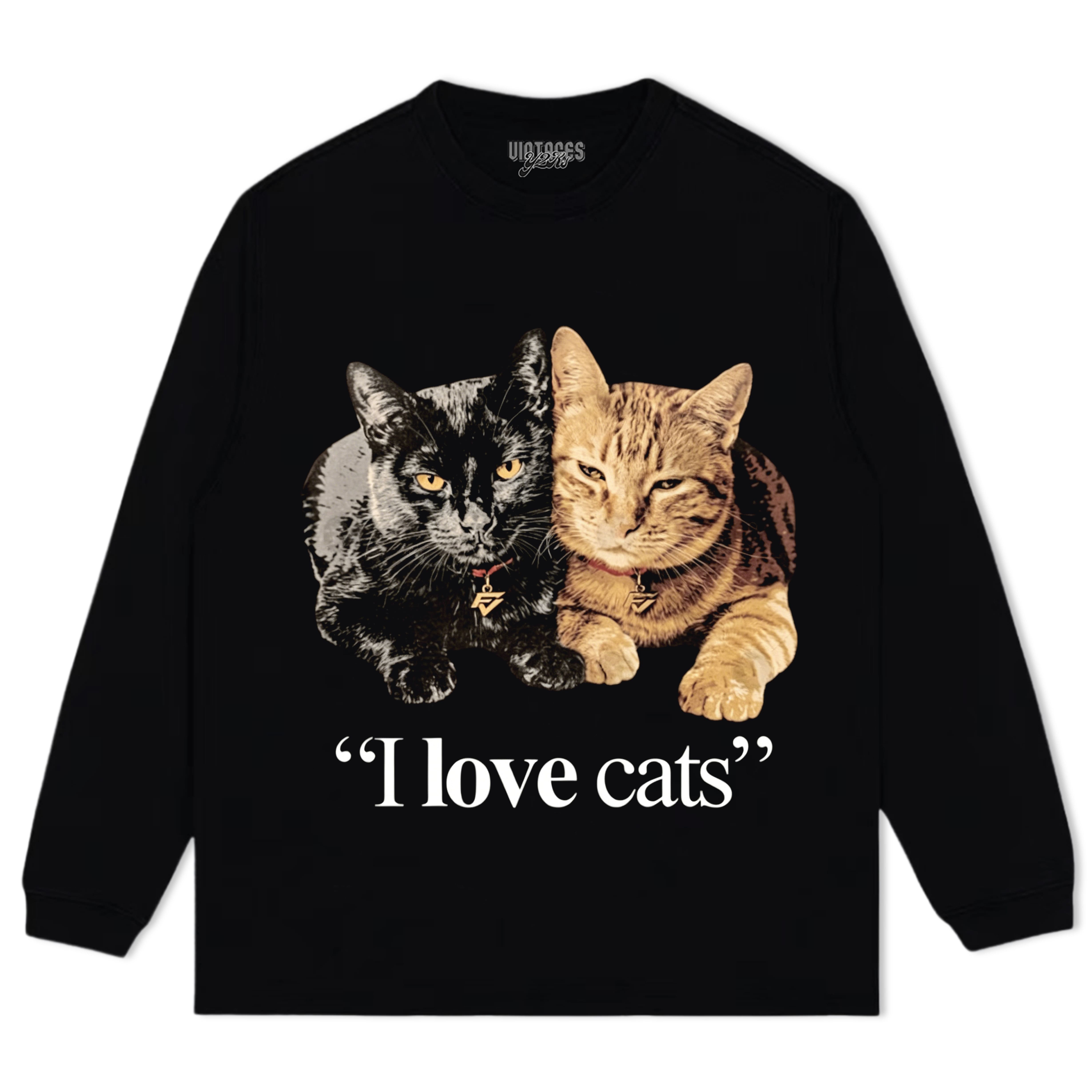 ATEBA GAUTIER - I LOVE CATS TANK TOP & TEE & LONG SLEEVE & LAYERED LS & HOODIE