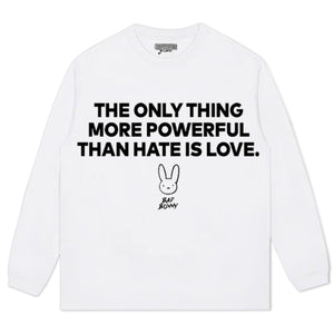 BAD BUNNY - LOVE HATE TEE & LS & HOODIE