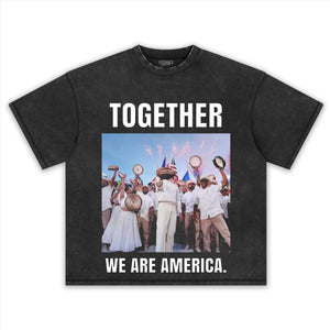 BAD BUNNY - WE ARE AMERICA V2 TEE & LS & HOODIE