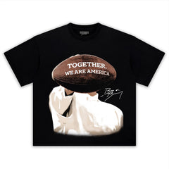 BAD BUNNY - WE ARE AMERICA V3 TEE & LS & HOODIE
