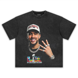 BAD BUNNY & SUPER BOWL 2026 TEE & LS & HOODIE