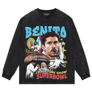 BAD BUNNY & SUPER BOWL 2026 V6 TEE & LS & HOODIE