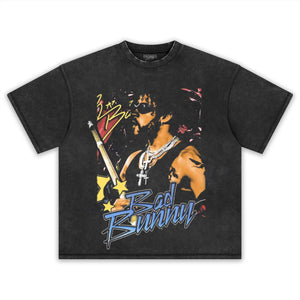 BAD BUNNY SUPER BOWL VINTAGE TEE & LS & HOODIE