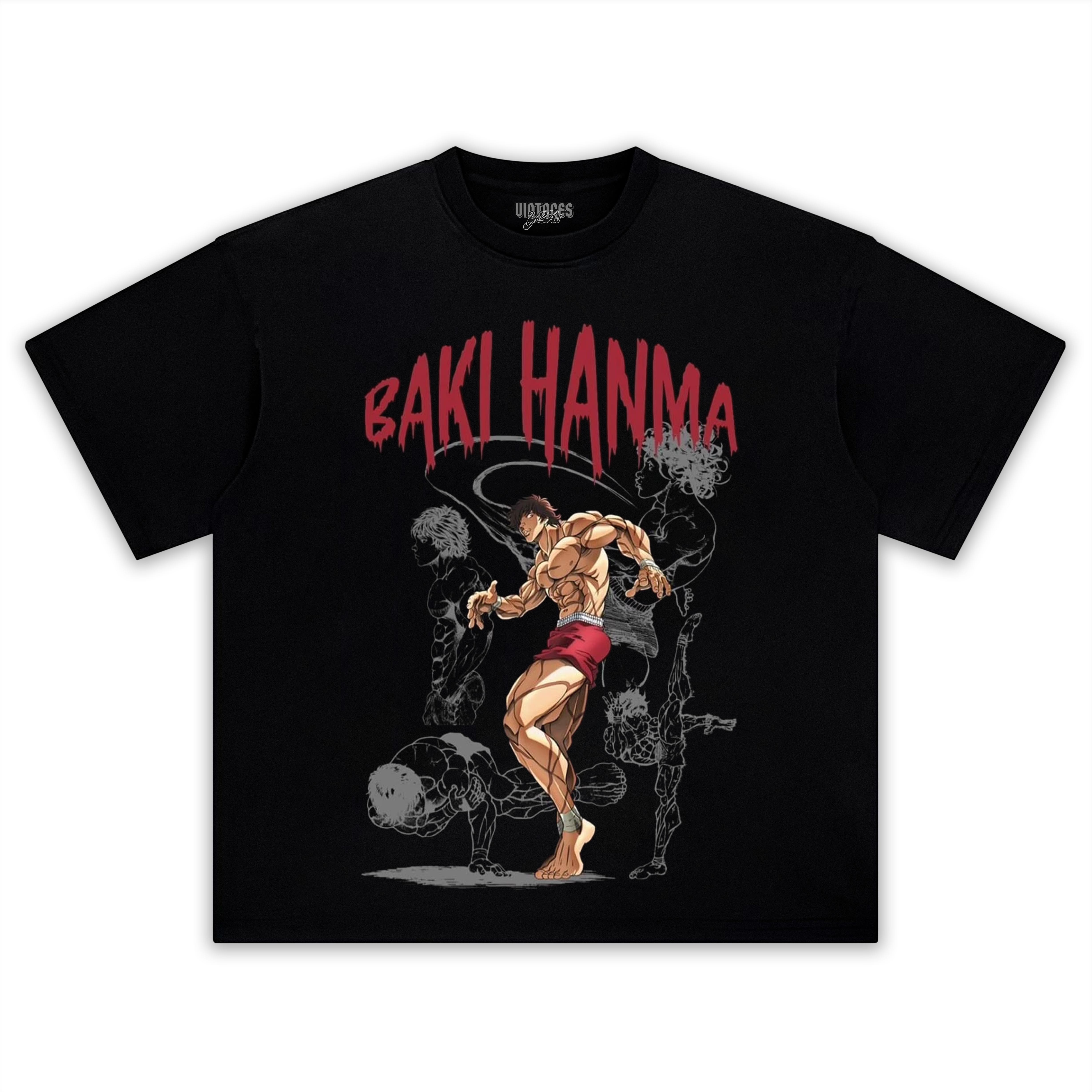 BAKI HANMA V2 TANK TOP & TEE & LONG SLEEVE & LAYERED LS & HOODIE