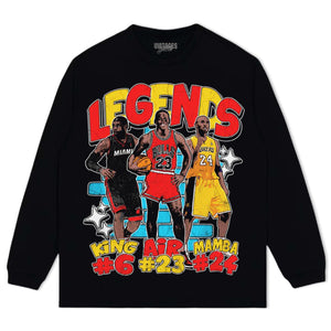 BASKETBALL LEGENDS TEE & LS & HOODIE