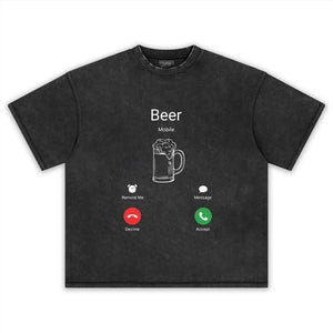 BEER CALLING FUNNY TANK TOP & TEE & LONG SLEEVE & LAYERED LS & HOODIE