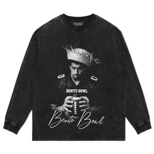 BENITO BOWL FOOTBALL FUNNY GAME DAY STRAW HAT TEE & LS & HOODIE