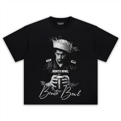 BENITO BOWL FOOTBALL FUNNY GAME DAY STRAW HAT TEE & LS & HOODIE