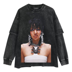 BLACKPINK & LISA-ROCKSTAR LAYERED LONG SLEEVE