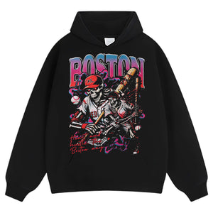 BOSTON BASEBALL TEE & LS & HOODIE