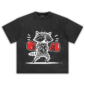 BOXER RACCOON TANK TOP & TEE & LONG SLEEVE & LAYERED LS & HOODIE
