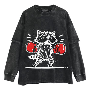 BOXER RACCOON TANK TOP & TEE & LONG SLEEVE & LAYERED LS & HOODIE