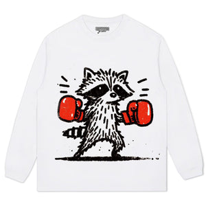 BOXER RACCOON TANK TOP & TEE & LONG SLEEVE & LAYERED LS & HOODIE