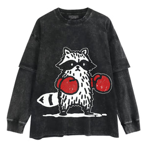 BOXER RACCOON V2 TANK TOP & TEE & LONG SLEEVE & LAYERED LS & HOODIE