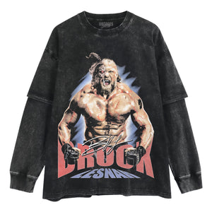 BROCK LESNAR TANK TOP & TEE & LONG SLEEVE & LAYERED LS & HOODIE