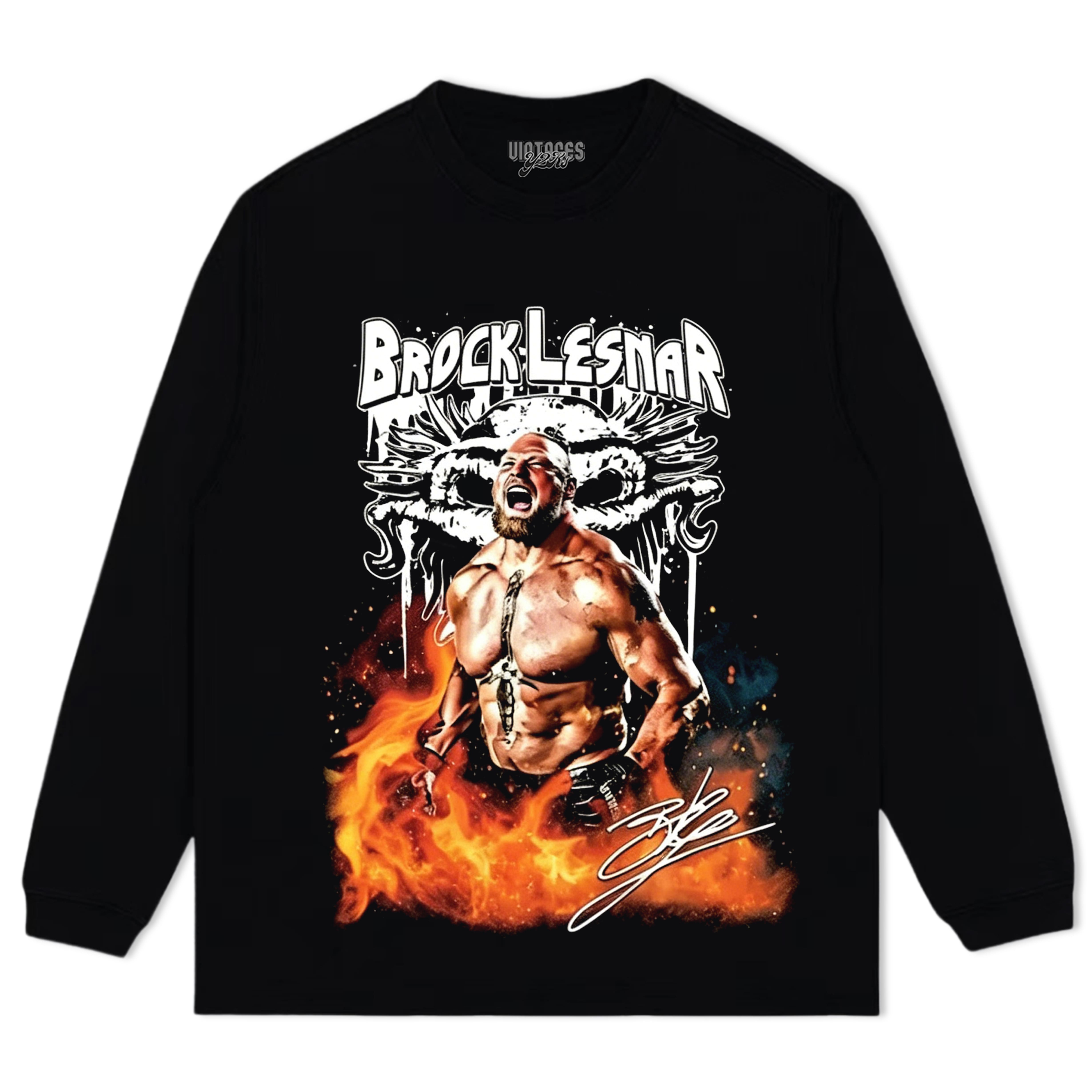 BROCK LESNAR WWE TANK TOP & TEE & LONG SLEEVE & LAYERED LS & HOODIE