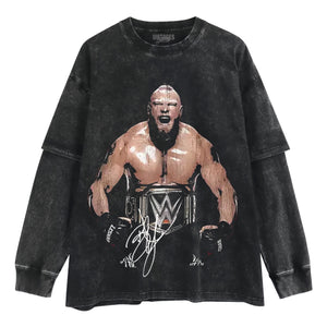 BROCK LESNAR WWE V2 TANK TOP & TEE & LONG SLEEVE & LAYERED LS & HOODIE
