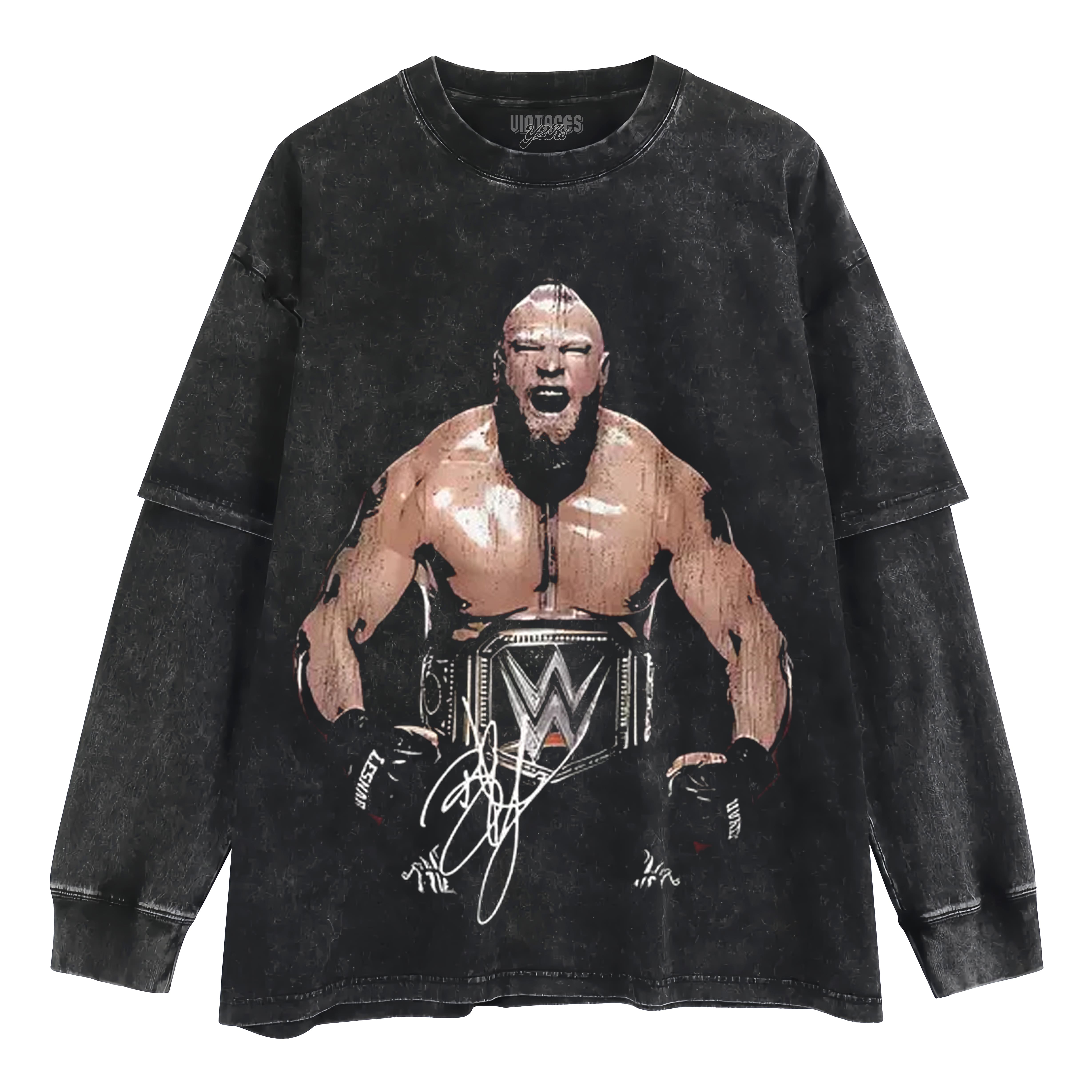 BROCK LESNAR WWE V2 TANK TOP & TEE & LONG SLEEVE & LAYERED LS & HOODIE