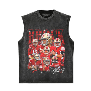 BROCK PURDY V4 VINTAGE 49ERS TANK TOP & TEE & LONG SLEEVE & LAYERED LS & HOODIE