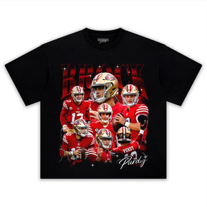 BROCK PURDY V4 VINTAGE 49ERS TANK TOP & TEE & LONG SLEEVE & LAYERED LS & HOODIE