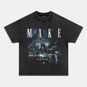 BLUE METAL TEE