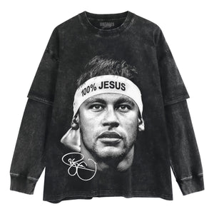 CAMISA NEYMAR 100 JESUS TANK TOP & TEE & LONG SLEEVE & LAYERED LS & HOODIE