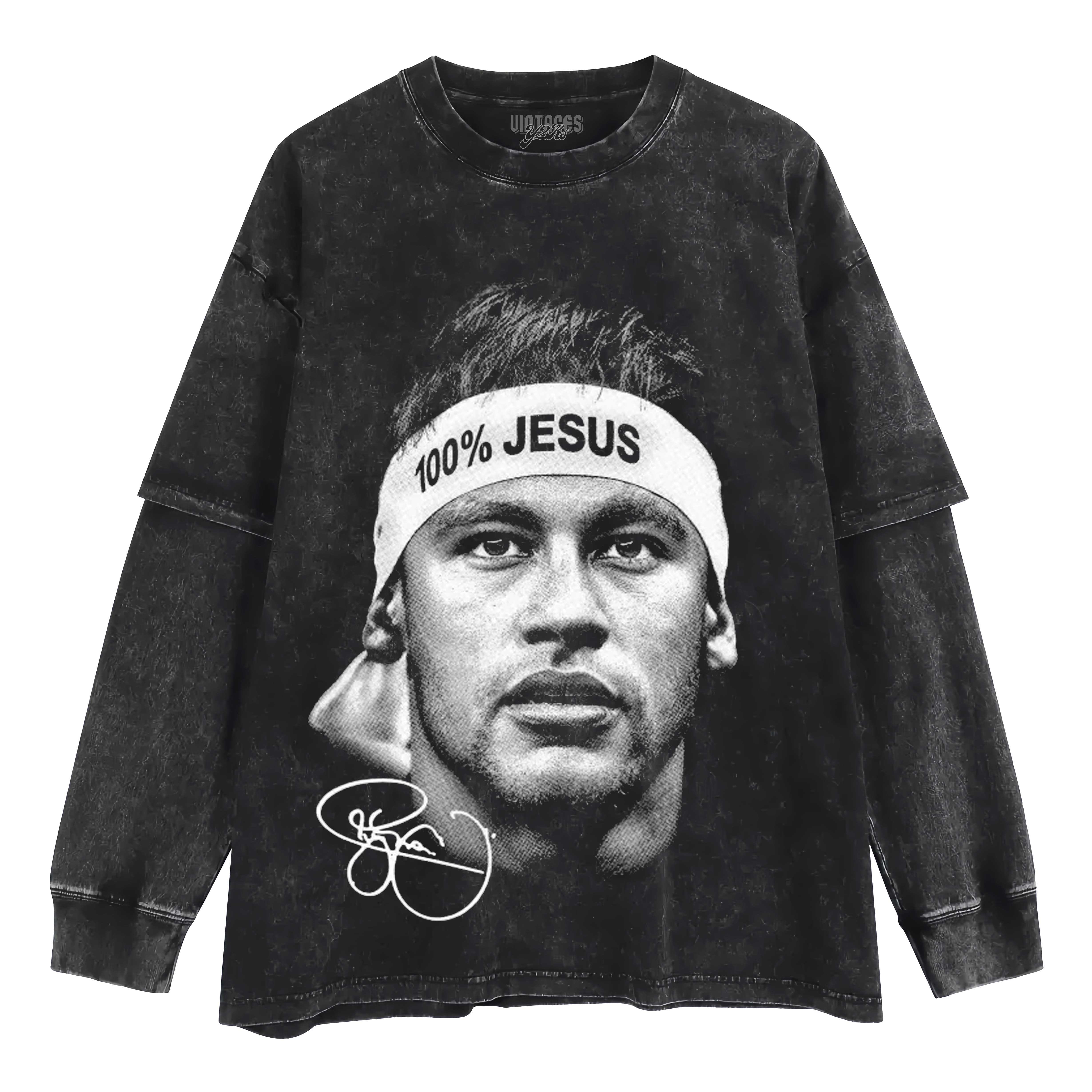 CAMISA NEYMAR 100 JESUS TANK TOP & TEE & LONG SLEEVE & LAYERED LS & HOODIE