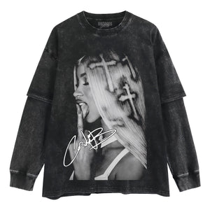 CARDI B PRETTY AND PETTY AM I THE DRAMA QUOTE LITTLE MISS DRAMA TOUR 2026 TANK TOP & TEE & LONG SLEEVE & LAYERED LS & HOODIE