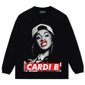 CARDI B RAPPER TEE & LS & HOODIE